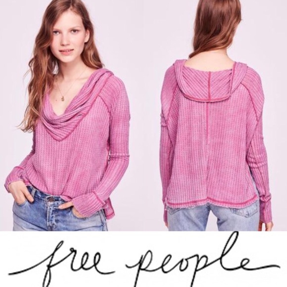 Free People Wildcat White Orchid Top